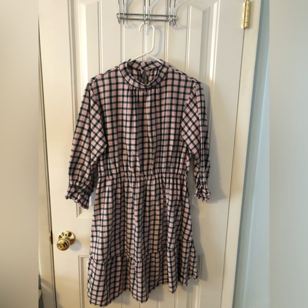 A Monday In Copenhagen Checkered Flannel Dress